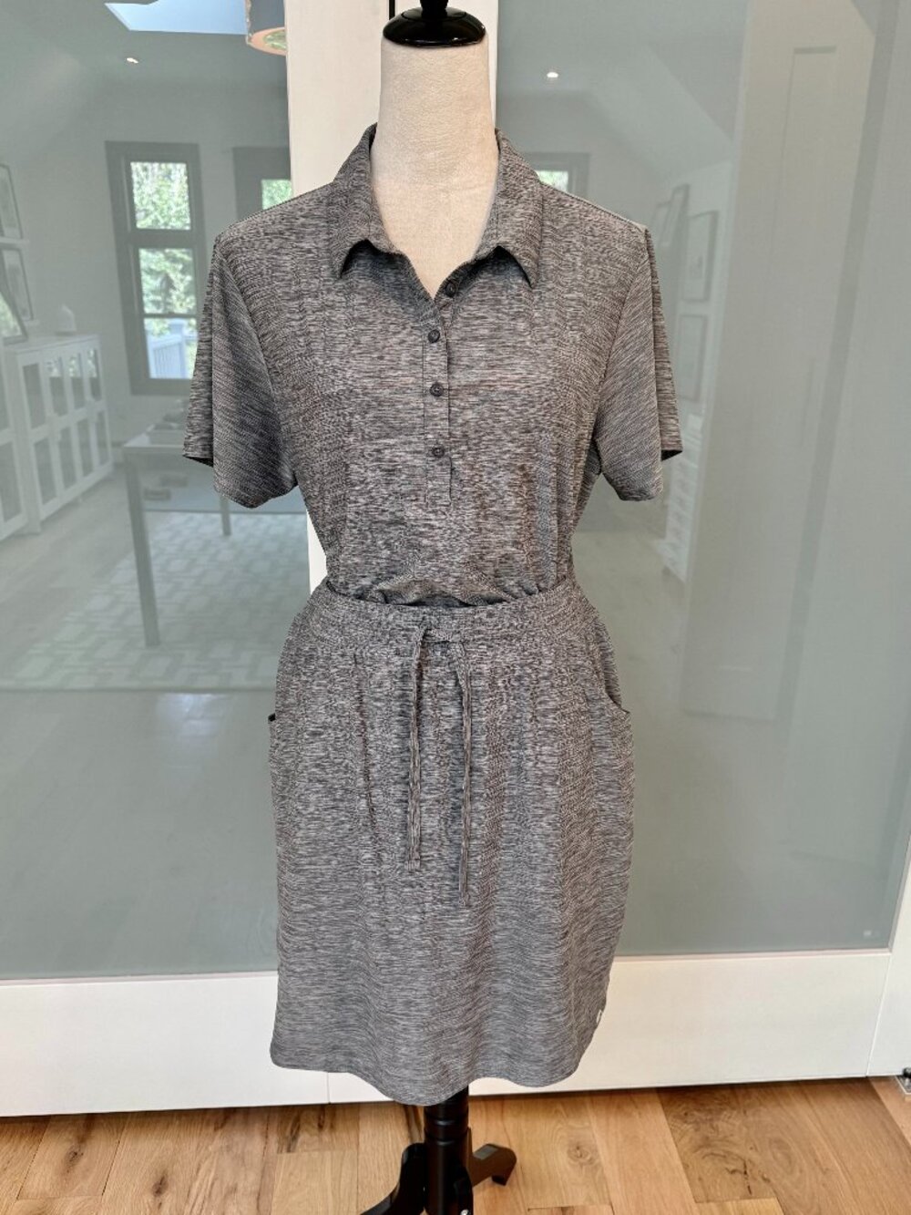 Duluth Armachillo Skort + Polo Set Women’s L Gray Cooling